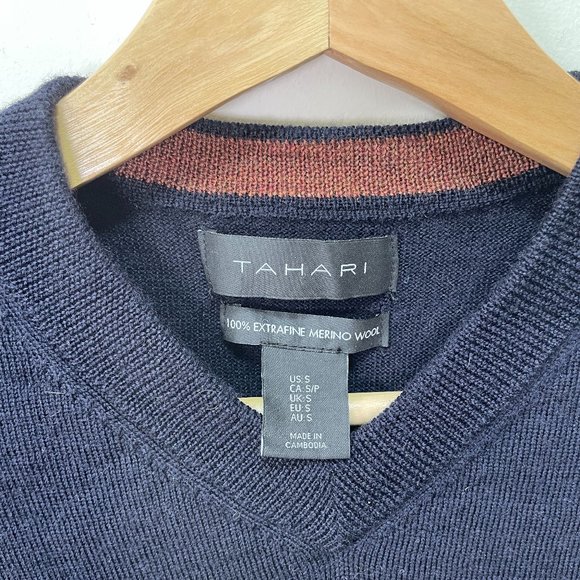 Tahari Merino Wool Sweater sz S - Picture 3 of 8